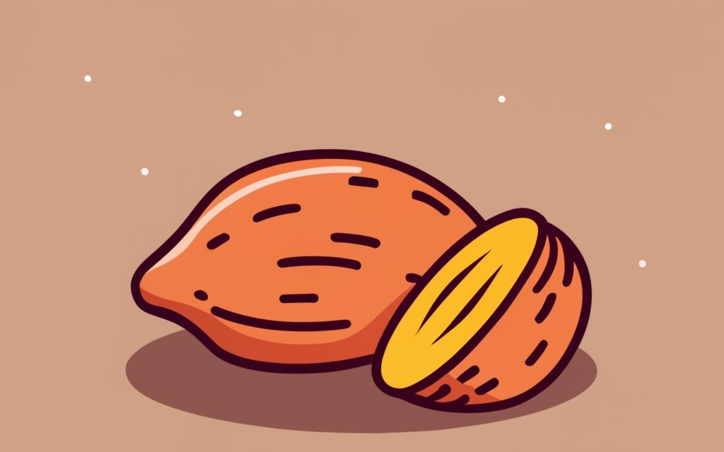 Illustration de patates douces